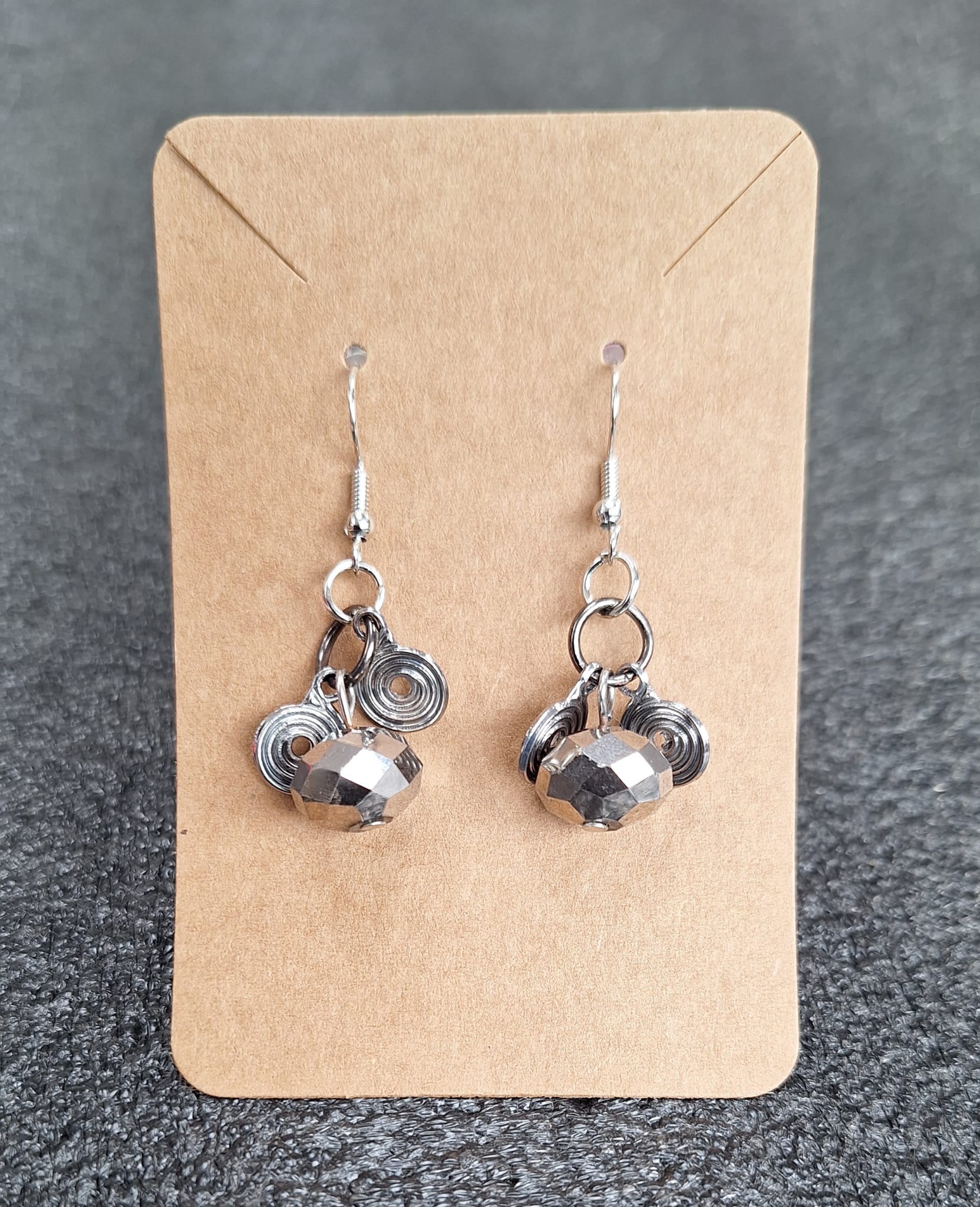 Silver Minimalist Dangle Earrings